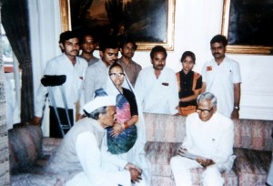 Karunesh ji with then President of India Hon'able R. K. Venkatraman